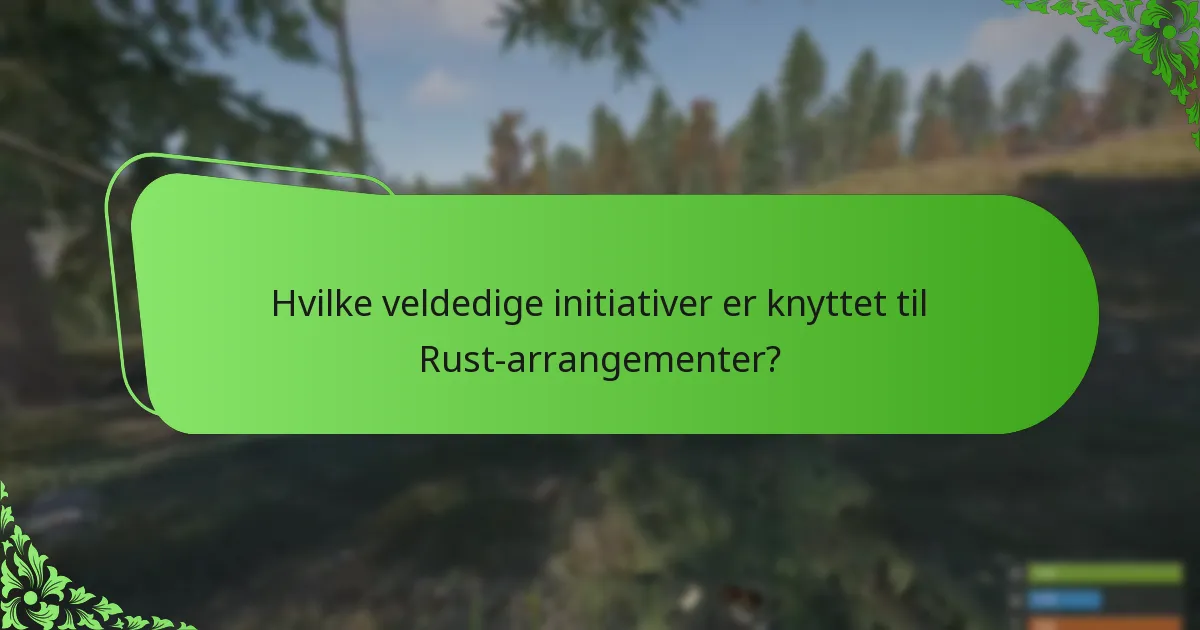 Hvilke gjenstander i spillet er knyttet til Rust-arrangementdrops?