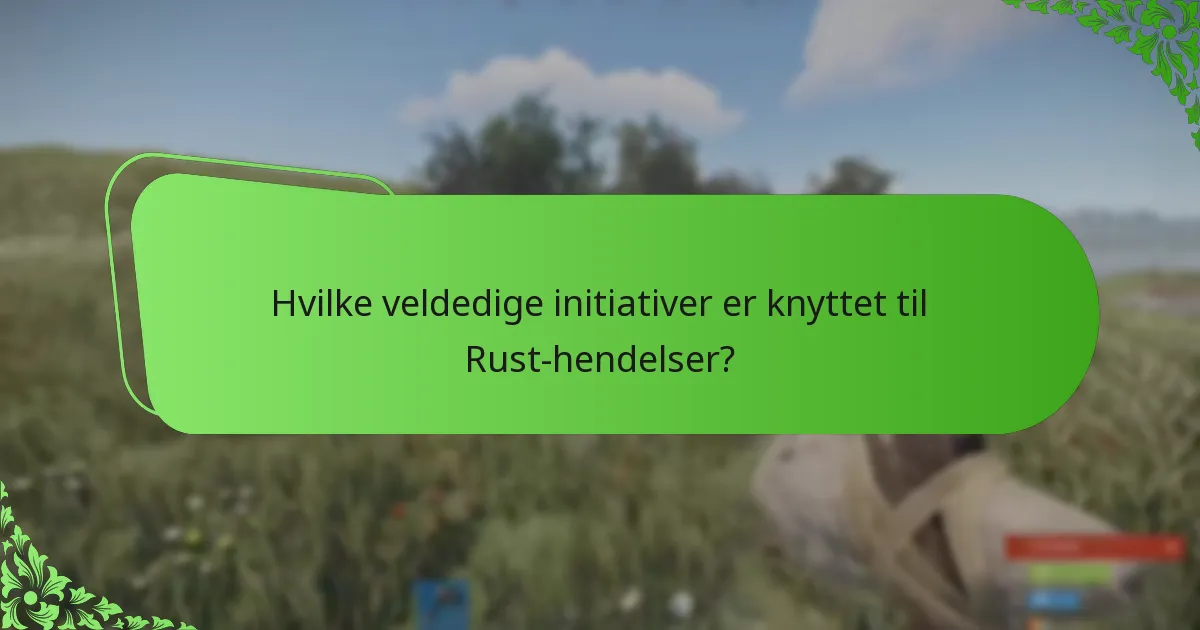 Hva er høydepunktene fra tidligere Rust-hendelser?