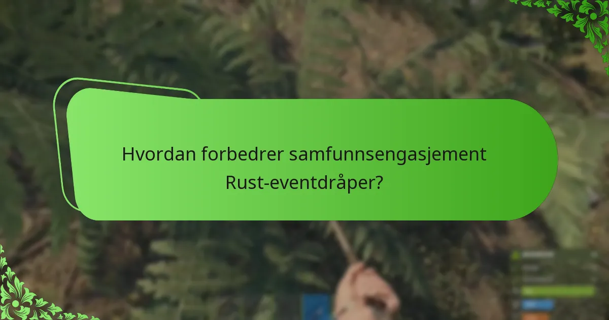 Hvilke gjenstander er mest populære under Rust-eventdråper?